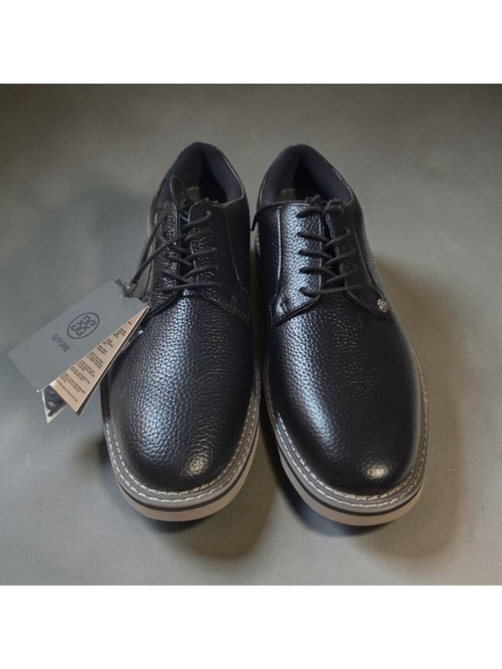 NEW G/FORE Gallivanter Spikeless Leather Golf Shoes Onyx Black - Men’s Size 11 - Picture 4 of 9